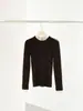ES MODISH Nova Coleção Outono/Inverno: Suéter de Tricô Fashionável Estilo Francês com Design Falso de Duas Peças, Cor Sólida, Caimento Ajustado, para Mulheres