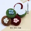 Bai Xi Botão de Lã Feito à Mão Almofada de Algodão Alfinete Botão Três Cores Suéter Casaco Roupas de Fora Acessórios Decorativos