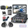 Grabadora de Video HD de 4 Canales Cámara Mdvr para Vehículo Disco Duro Sistema de Monitoreo Vehicular 4G Grabadora de Video para Vehículo Gps