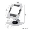 Suporte de celular e tablet totalmente em metal, suporte de chão de mesa dobrável, suporte de acrílico, rotação de 360 graus. Atacado de bases de suporte rotativas