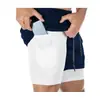 Comercio Exterior Hermanos Musculosos Moda Masculina Pantalones Cortos para Correr Deportes Ocio Exterior Sueltos Doble Capa Pantalones de Fitness