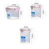 Frasco Hermético de Plástico Transparente para Conservar Frescura Transfronterizo Frasco de Almacenamiento de Alimentos Caja de Almacenamiento de Granos para Cocina con Tapa Frasco de Almacenamiento