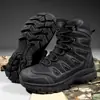 Novas botas Martin de cano alto masculinas plus size para outono e inverno, sapatos de caminhada para exterior, sapatos casuais de moda para exterior, botas curtas masculinas