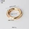 Anillo de resorte de aleación de zinc en stock anillo circular abierto accesorios de herrajes para bolsos hebilla de resorte de conexión para correa de hombro de bolso