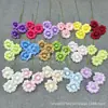 3 Flores Artificiales de Hada Rosa Flip-Flap Estilo Monet para Boda y Decoración del Hogar