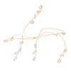 Pulseira de Dedo Cruzada Moda Zircônio Aço Inoxidável Feminina Simples Personalidade Acessórios Joias Pulseira Pulseira