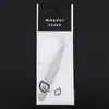 Pinça para Diário de Mão Aço Inoxidável Pinça para Cílios Postiços Clipe Curto de Cabeça Redonda Portátil Fácil para Iniciantes Pinça para Aplicação de Cílios