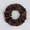 Goma de pelo elegante y con estilo transfronteriza, alta elasticidad, versátil, simple y de alta gama, de satén, para coleta alta en mujeres