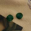 Devolver a clientes nuevos y antiguos descuento retro lujo ligero alto sentido nicho temperamento aretes geométricos personalidad aretes de moda