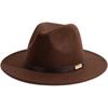 Amazon explosiones transfronterizas moda europea y americana sombrero plano simple hombres y mujeres temperamento francés sombrero de fieltro sombrero de jazz clásico