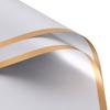 Personalizado Phnom Penh Jelly Film Papel Flor Wrapping Paper Solid Color Border Korean Plain Paper Fog Paper Flower Shop Wrapping Paper Material