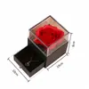 Stock Listo Caja de Joyería de Rosa para el Día de San Valentín Chino, Collar, Anillo, Aretes, Caja de Empaque para Joyería, Caja de Empaque para Regalo del Día de San Valentín