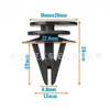 07131480419 es adecuado para clip sujetador decorativo de estribo lateral de coche BMW Mini R50