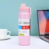 Nova Caneca Térmica de Aço Inoxidável 304 Grande Capacidade Esportes ao Ar Livre Copo de Água Masculino e Feminino Portátil Chaleira Espacial Venda por Atacado