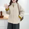 [Oferta Especial] Jaqueta de Inverno Plush Grossa Estilo Coreano com Gola Alta para Mulheres Plus Size 100kg, Camada Interna Quente 9325