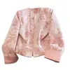 Chaqueta Cardigan Jacquard Mejorada de Estilo Chino Nuevo Talla Grande para Mujeres de Mediana Edad Reductora de Edad con Calidad Garantizada para Primavera y Otoño