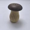 Creativo Lindo Hongo Cartucho Palillero Nogal Negro Haya Doble Madera Lindo Hongo Tarro Palillero