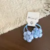 Nuevo Clip para el Cabello con Lazos Cuadros Florales Azul Claro, Diadema, Pasador, Pinza Lateral, Banda Elástica para Niños