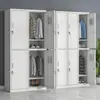 Taquillas para Empleados, Taquillas para Gimnasio, Gabinetes Metálicos, Vestidores con Seis Puertas con Candado para Dormitorios, Gabinetes para Guardar Bolsas, Armarios, Gabinetes para Zapatos de Baño
