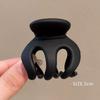 Nuevo Clip de Agarre Pequeño Negro Clip de Agarre para Cola de Caballo Alta Bola de Agarre para el Cabello Pinza de Calabaza Mediana Pinza de Tiburón para la Parte Posterior de la Cabeza de Mujer