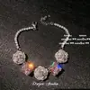 Conjunto de brincos e colar com franja em forma de gota d'água cravejado de diamantes, corrente para clavícula exagerada atmosférica europeia e americana, joias de luxo leve de alta qualidade, atacado