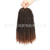 Europea y Americana Nuevas Explosiones Doble BT 10 pulgadas Trenza Pasión Cabello Trenzado Sucio Fibra Química Peluca