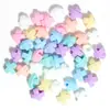 Cuentas Acrílicas Cuentas Estrella Color Macarrón Cuentas Sueltas Pulsera Materiales DIY Accesorios para Cuentas