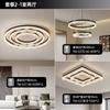 Lâmpada de Sala de Estar Moderna Redonda Atmosférica Rachadura de Gelo Lâmpada de Teto Minimalista Italiana Pacote de Lâmpadas Zhongshan para Casa Toda Lâmpada Combinada