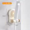 Soporte de ducha universal con ventosa para baño, cabezal de ducha móvil para niños sin perforaciones, base fija.