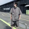 Roupas de Verão Masculinas Casal Rua Estilo Coreano Japonês Europeu Americano Estilo de Hong Kong Tendência Comércio Exterior Atacado Transfronteiriço Moda Jovem Bonito