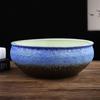 Vaso de flor hidropônica de grama de cobre Lysiana cerâmica criativa especial liquidação simples narcisos hidropônico um folha tigela de lótus lótus