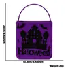 Nueva Bolsa de Tote para Halloween Bolsa Divertida de Calabaza Fantasma Bolsa de Dulces Decoración de Fiesta del Festival de Fantasmas para Niños Bolsa de Dulces de Fieltro
