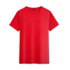 Playera de Algodón Puro Ropa de Trabajo Personalizada Estampada con Logo Imagen Fiesta Ropa de Clase Cuello Redondo Manga Corta Ropa de Trabajo DIY Publicidad Camisa Cultural