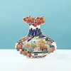 Ciudad de Souvenirs Turísticos de Kaifeng, Henan Hitos Culturales y Creativos Imanes Metálicos Magnéticos para Refrigerador Atracciones Colgantes de Hotel Regalos