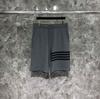 TIME BREATHE tb Shorts de Verano para Pareja Grises Casuales Moda Coreana Pantalones Cortos Sueltos
