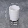 Taza de café de plástico de imitación de porcelana anticaída, taza de leche, olla caliente para hotel, tienda comercial, taza de mesa de melamina blanca, taza de té