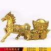 7Yx Atacado Cobre Rijindou Cavalos Dourados Decorações para Carro Lingote de Cavalo de Cobre Decorações de Cavalo de Cobre Decorações de Cavalo de Cobre Cobre
