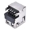 Base dupla AF USB placa de pia DIP um soquete USB duplo fêmea cabeça fêmea borda reta conector de computador