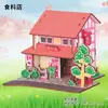 Popular Rompecabezas Estéreo 3D de Madera Educativo para Niños DIY Hecho a Mano Juguete de Descompresión Venta Directa del Fabricante Ensamblaje