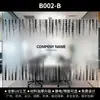 Pegatinas de Cristal de Línea Blanca y Negra para Mamparas de Oficina Tira Anticolisión Degradada Película de Cristal Escarchado Estática Personalizada