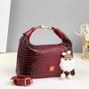 Bolso Pequeño Portátil para Mujer 2024 Nuevo Bolso de Mujer Textura de Alta Gama Transfronterizo Bolso de Hombro Cruzado Joker Bolso Pequeño Tipo Almohada