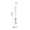 Set de cubiertos avanzados de acero inoxidable 304 para postre, tenedor pequeño para pastel, letrero de fruta doméstico