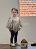 Roupas de outono para bebês INS, macacão estilo coreano para bebê menina, macacão floral pequeno estilo pastoral, macacão para bebê menina, Classe A