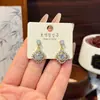 Elegantes pendientes de borla, tachuelas elegantes y chic, colgantes para orejas, hilos para orejas, pendientes versátiles de circonita de moda coreana al por mayor