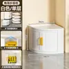 Estantería de almacenamiento móvil de doble puerta transfronteriza, armario de esquina de almacenamiento multicapa sin instalación, armario de esquina plegable para el hogar
