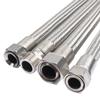 Especificaciones de manguera metálica con rosca externa de acero inoxidable manguera trenzada de metal con alambre exterior manguera química de metal con alambre exterior
