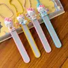 Lixa de Unha de Gatinho Fofo de Desenho Animado para Meninas, Ferramenta de Manicure, Tira de Lixa Polidora, Lixa de Unha Portátil, Atacado