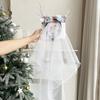 Faixa de Cabeça Brilhante de Natal Presente de Véspera de Natal Papai Noel Boneco de Neve Faixa de Cabeça com Galhos Decoração de Festa de Feriado Barraca