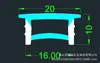Mangueira de silicone embutida sem desgaste, dobrável, dividida, silicone macio, capa para barra de luz LED de silicone flexível, fita de luz de silicone flexível