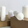 Velas Estilo Europeu, Decoração de Casa Aromaterapia Geométrica Minimalista, Decoração de Igreja Branca Transfronteiriça, Cera de Soja Zigue-zague Pontiagudo